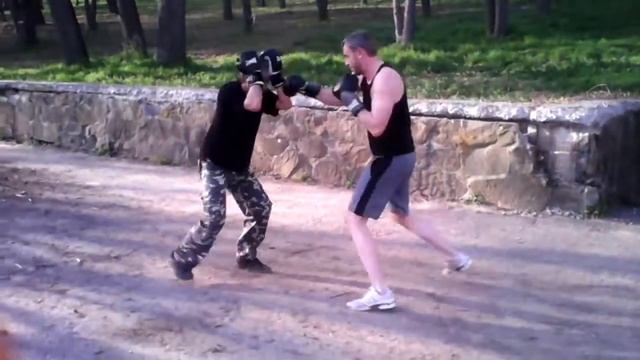Алексей Киреев и Борис Романов - открываем сезон уличного бокса 2015 смотреть онлайн