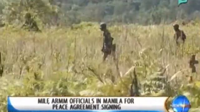 NewsLife: MILF, ARMM officials in Manila for peace agreement signing смотреть онлайн