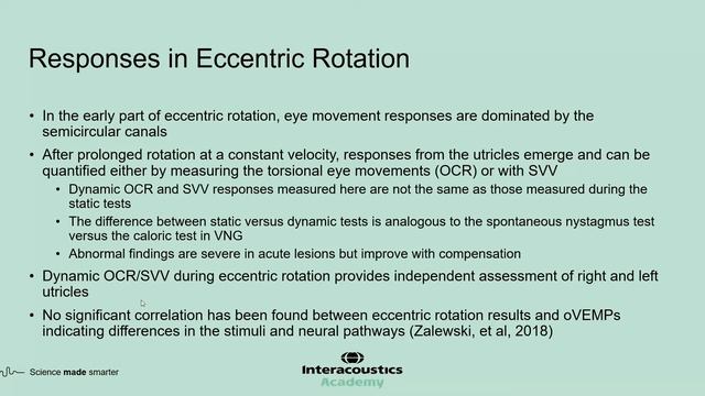 Otolith Testing: Subjective Visual Vertical (SVV) (3/3) смотреть онлайн