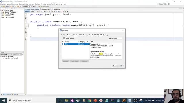 Check JUnit Tool Installation in Netbeans 8.2 IDE смотреть онлайн
