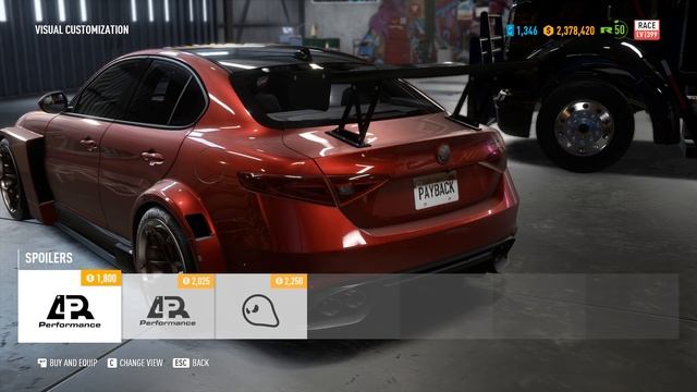 NFS Payback - 1241HP Alfa Romeo Giulia Quadrifoglio Customization | What Have I Done? смотреть онлайн