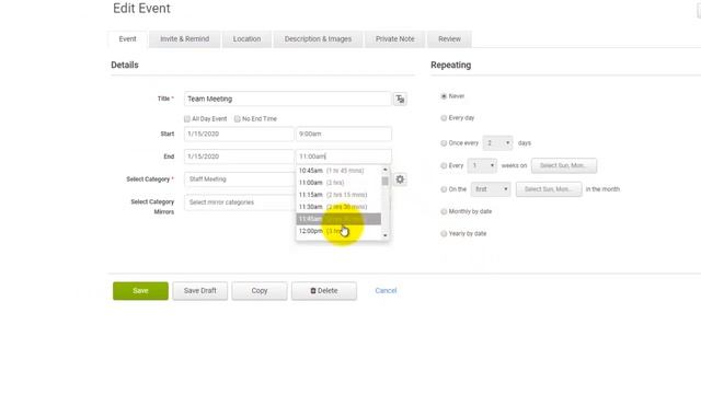 Add, Edit, Delete basic events смотреть онлайн