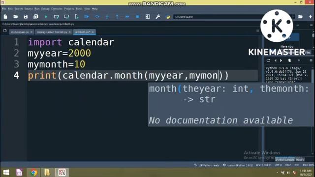 How do I print a whole year calendar in Python?(@codewithsudhanshu ) смотреть онлайн