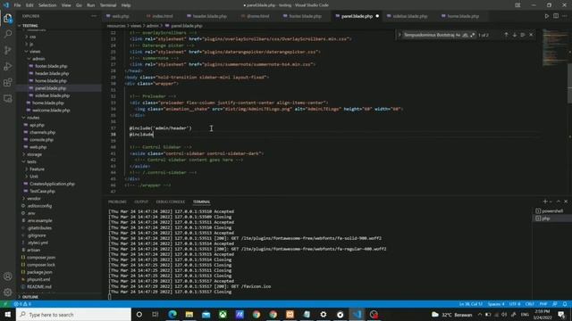 Integration Template Admin LTE v3. 2.0 with Laravel 9 (Indonesia) смотреть онлайн
