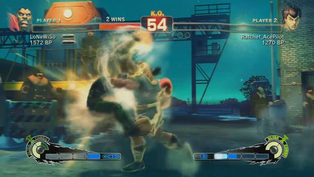 SUPER STREET FIGHTER 4: FEI LONG vs BALROG смотреть онлайн