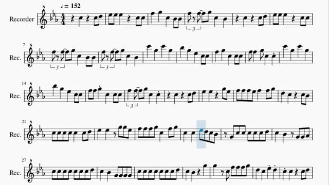 Recorder Sheet Music: How to play HOLIDAY by Lil Nas X смотреть онлайн