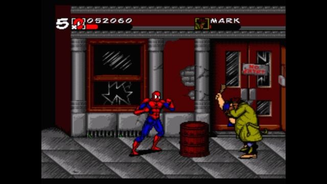 Sega Mega Drive 2 (Smd) 16-bit Spider-Man and Venom - Maximum Carnage Stage 8 New York Street 2