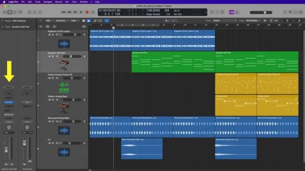 Logic Pro #03 - User Interface, Zoom Controls, Tracks, Regions