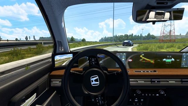 Honda E 2021 | Euro Truck Simulator 2 | Steering wheel gameplay смотреть онлайн