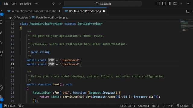 Redirect to Dashboard Depending on Role in Laravel | Restaurant E-commerce Project in Laravel #6 смотреть онлайн