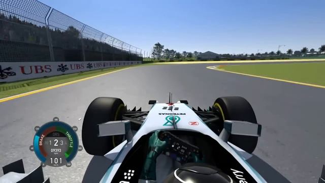 Assetto Corsa - Mercedes W05 (Nico Rosberg) at Albert Park смотреть онлайн