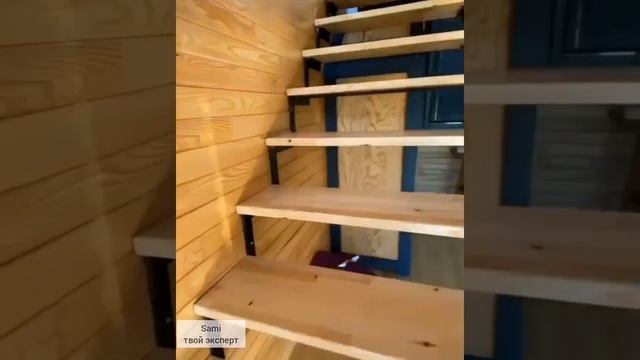 Tiny house. Мини дом для двоих | Дачный домик | Каркасный домик своими руками смотреть онлайн