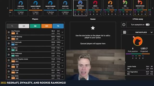 A PERFECT 2023 Fantasy Football Draft! смотреть онлайн