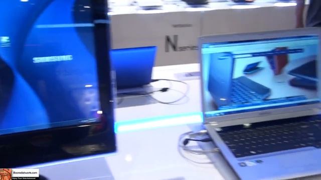 CES 2010- Samsung Laptop Booth Tour Hands-on (Booredatwork.com)