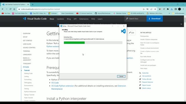 How to Install Visual Studio Code on Windows for Python and Data Science in 2023 #pythontutorial смотреть онлайн