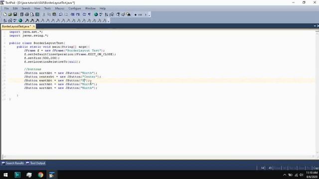 Java Advanced Tutorial 4 : GUI Layout #1 - BorderLayout смотреть онлайн