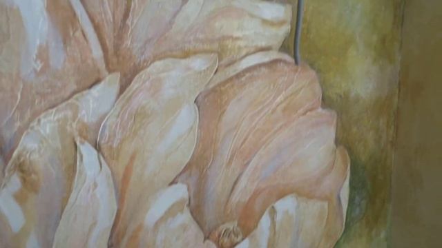 Фактурная роспись Цветы