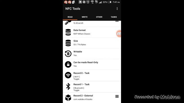 NFC Tags Programming using NFC Tasks App Part 1 смотреть онлайн