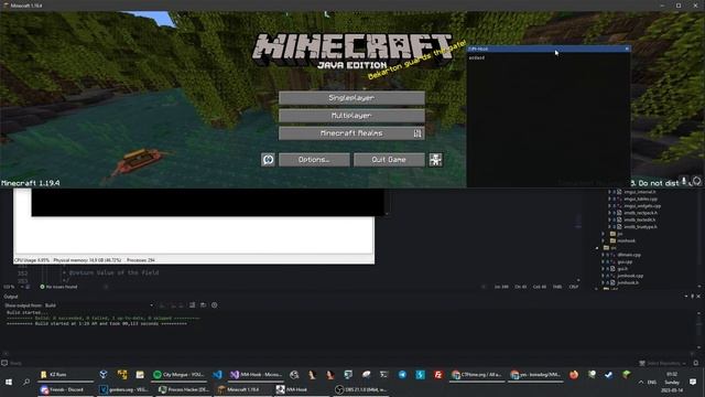 imgui in minecraft (jni + swapbuffers hook) slowed + reverb смотреть онлайн
