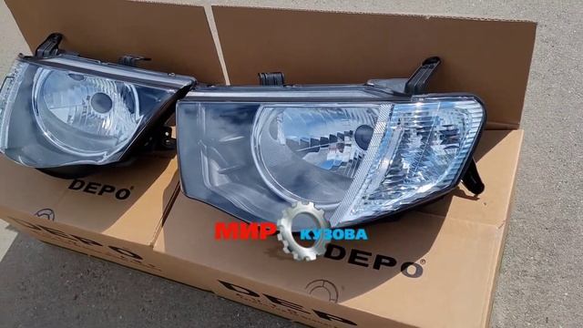Mitsubishi L200 фары передние новые depo Митсубиши Л200 Паджеро Спорт 2 Pajero sport. МирКузова смотреть онлайн