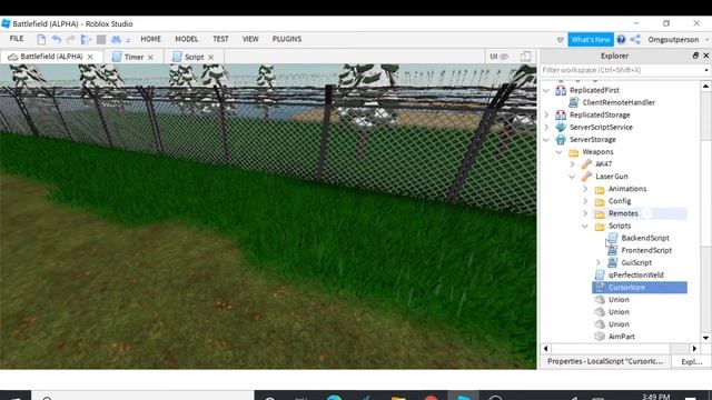 How to add a cursor icon to your guns in Roblox studio! (Arsenal Game Tutorial) смотреть онлайн