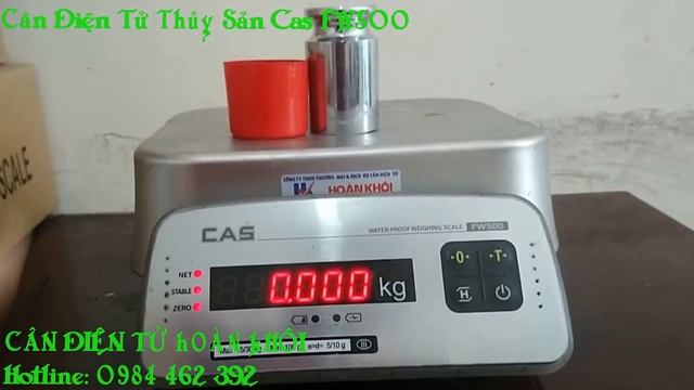 Cân Điện Tử Thủy Sản Cas FW500 3Kg 6Kg 15Kg 30Kg | #Cân Điện Tử Hoàn Khôi
