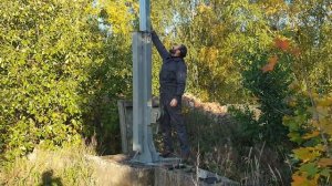 телескопическая механическая мачта с лебедкой  VM5M