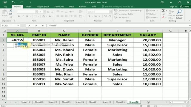 Automatically Change Row Numbers in Excel || Excel Trick - Bangla Tutorial смотреть онлайн