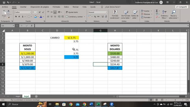 C7 EXCEL DATOS CONSTANTES Y VARIABLES смотреть онлайн