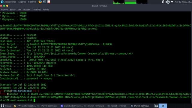 JWT authentication bypass via weak signing key смотреть онлайн