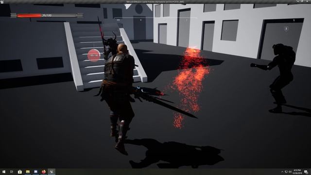 Medieval Game UE4 Dodge Dash feature