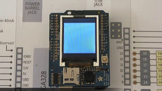 Demo del display 1,8" Tft shield adafruit - mauroalfieri.it смотреть онлайн