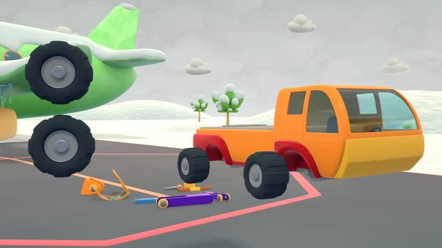 Car cartoons full episodes & Leo the Truck. Car cartoons & Vehicles for kids. смотреть онлайн