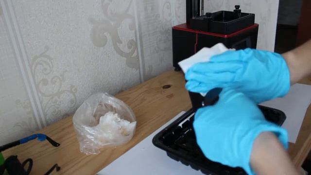 Фотополимерный 3D принтер, избавиться от смолы в моделях без спирта. смотреть онлайн