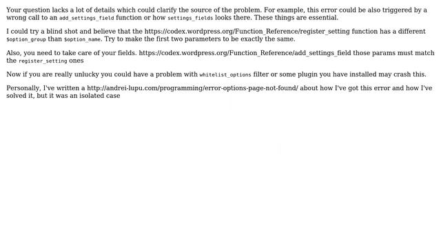 Wordpress: "options.php" not found (3 Solutions!!) смотреть онлайн