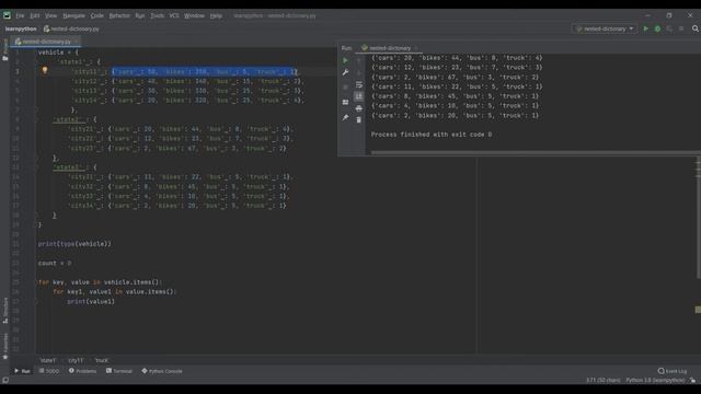 Python: How to access nested dictionary смотреть онлайн