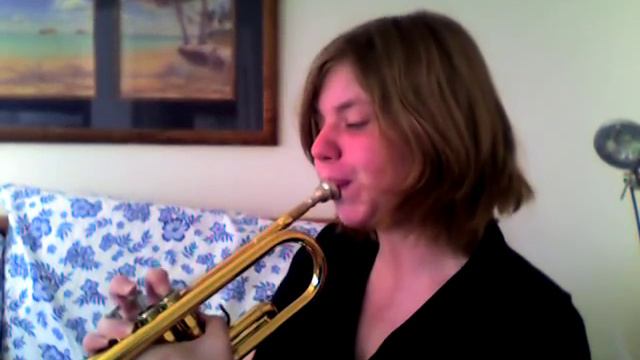 Jam-A-Ditty beginning trumpet solo (on webcam and no squaks) смотреть онлайн