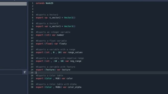Fast Help - Export Variables - Godot смотреть онлайн