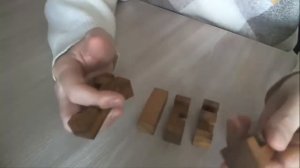 Головоломка деревянная 6 элементов