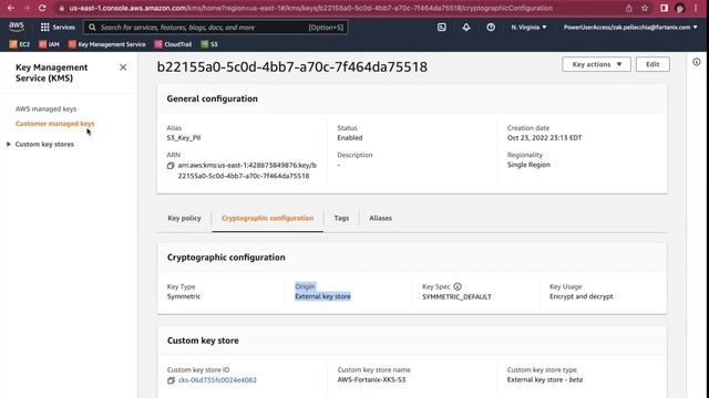 Demo: AWS KMS External Key Store (XKS) with Fortanix DSM смотреть онлайн