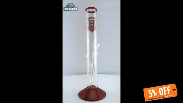 AMSTERDAM RED GLASS BONG [HD] [HERBTOOLS] смотреть онлайн