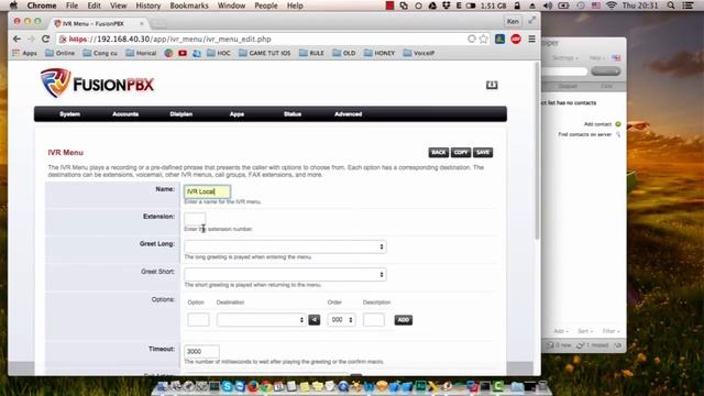 [ Tutorial 7 ] Simple IVR local freeswitch fusionpbx (p2) смотреть онлайн