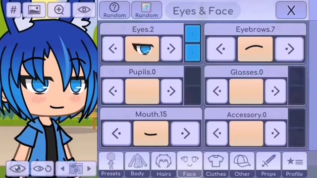 Gacha Life. Создаю своего персонажа (доброго кроша) смотреть онлайн