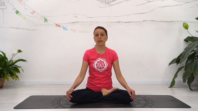 Уроки йоги для начинающих. Урок 4. Тема 5. Пранаяма. Нади шодхана (этап 2). смотреть онлайн