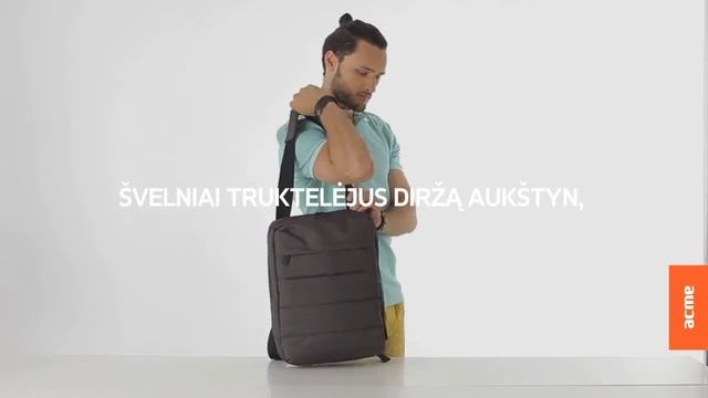 Nešiojamojo kompiuterio krepšys ACME PEAK Messenger bag-backpack LT смотреть онлайн