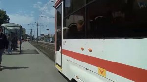 Самара. Трамвай 71-623 (сдвоенный) маршрута №5. 01 июня 2021