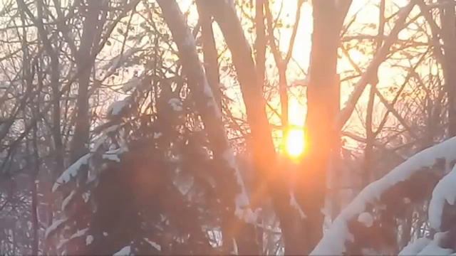 Закат 7 Января 2018 года. Желаю всем взаимной Любви смотреть онлайн