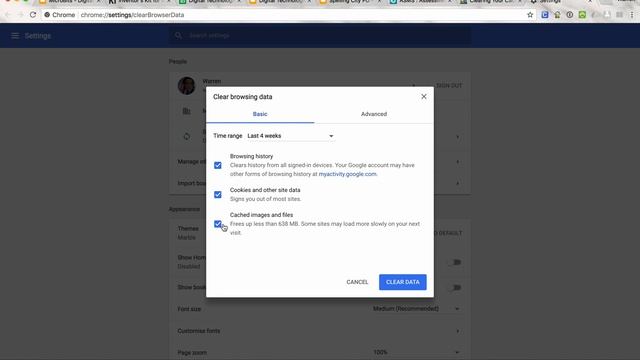 Clearing Cache Chrome Mac смотреть онлайн