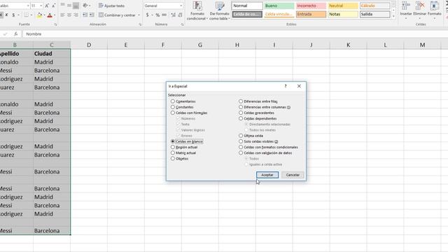 Eliminar filas vacías en Excel 2016 смотреть онлайн
