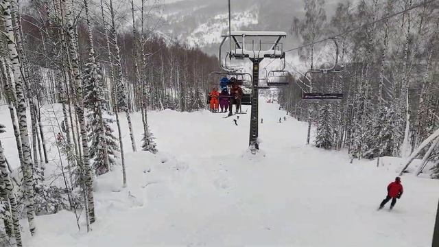 Кресельный подъемник в Губахе сезон 2020-2021 смотреть онлайн
